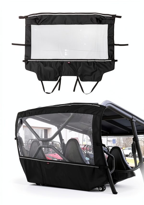 KEMIMOTO UTV Rear Windshield Soft Dust Panel UV Resistant Model UWS016-6