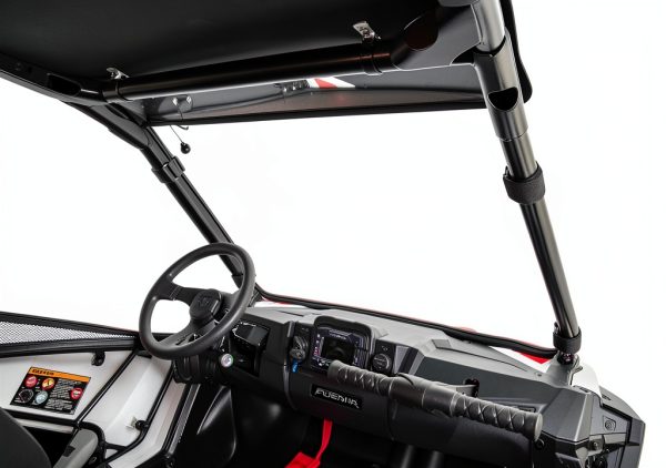 SuperATV Polaris RZR 200 Front Windshield 1/4" Polycarbonate Heavy-5