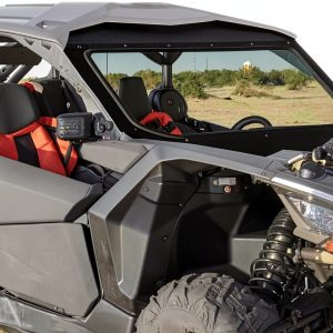 ECOTRIC X3 Windshield Reinforced Glass Front UTV Scratch Resistant-0