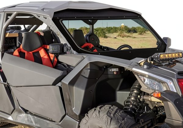 ECOTRIC X3 Windshield Reinforced Glass Front UTV Scratch Resistant-0