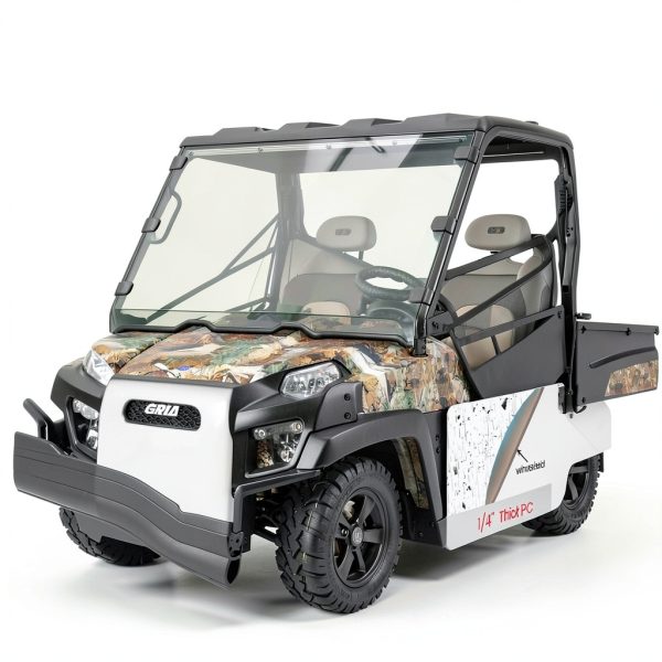 StarknightMT UTV Front Windshield for Polaris Ranger 800 UV‑Resistant-4