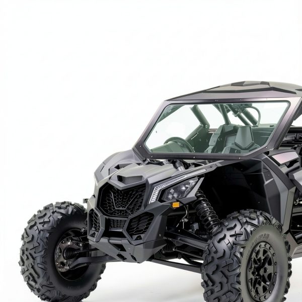 ECOTRIC X3 Windshield Reinforced Glass Front UTV Scratch Resistant-2