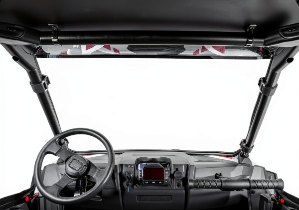 SuperATV Polaris RZR 200 Front Windshield 1/4" Polycarbonate Heavy-6