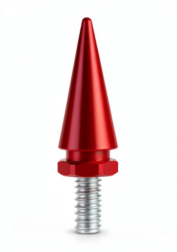Red Windshield Bolts Set of 3 M8 AILMOTO Motorcycle Fastener Chrome-5