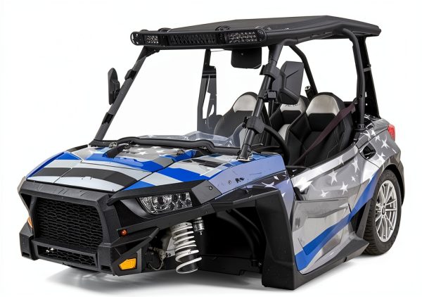 ECOTRIC Clear Polycarbonate Windshield for Polaris RZR 900/1000-0