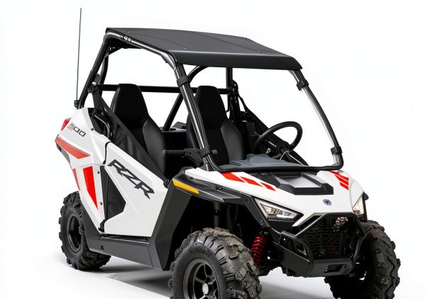 SuperATV Polaris RZR 200 Front Windshield 1/4" Polycarbonate Heavy-2