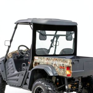 YONQIFON UTV Rear Soft Windshield for Hisun 500/700 Series with Zipper-0