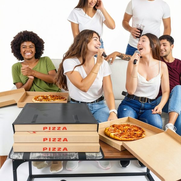Insulated Pizza Delivery Bag Boczif 20x20x6 Reusable Insulated Warmer-1