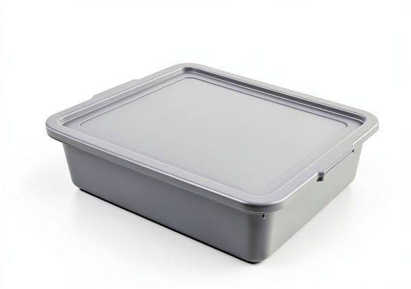 Food Service Bus Tub Saedy 3 Pack 13 L Grey Stackable-1