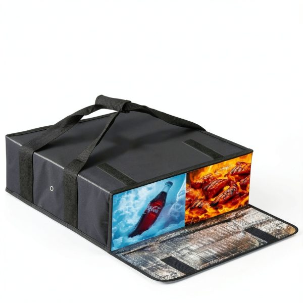Insulated Pizza Delivery Bag Boczif 20x20x6 Reusable Insulated Warmer-2