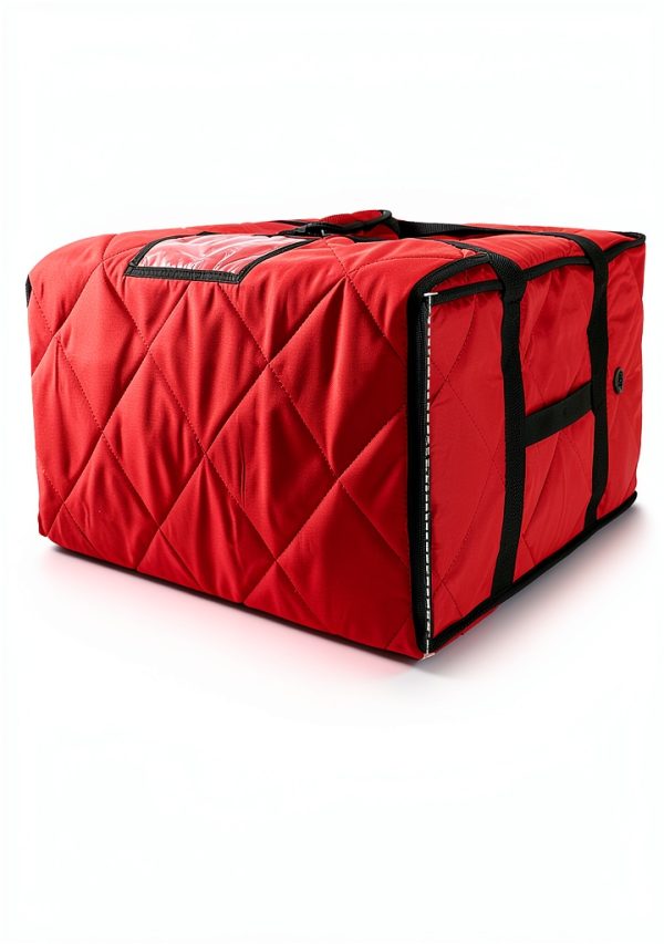 Pizza Delivery Bag MyLifeUNIT Red 20x20x11 Insulated for 4-5 Pizzas-1