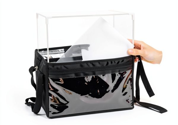 DEAYOU Insulated Food Delivery Bag for Bike 48L Waterproof Pizza Bag-3