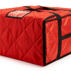 Pizza Delivery Bag MyLifeUNIT Red 20x20x11 Insulated for 4-5 Pizzas-0