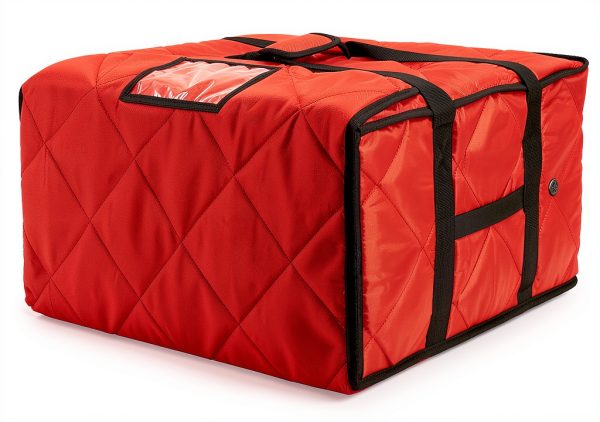 Pizza Delivery Bag MyLifeUNIT Red 20x20x11 Insulated for 4-5 Pizzas-0