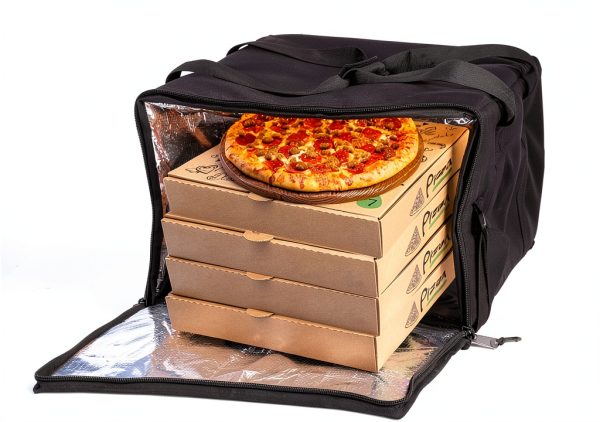 Insulated Heated Delivery Bag with Handle - Portable Microwave Warmer-4
