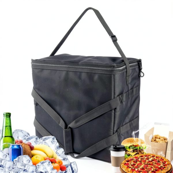 Insulated Heated Delivery Bag with Handle - Portable Microwave Warmer-2