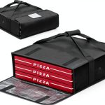 Insulated Pizza Delivery Bag Boczif 20x20x6 Reusable Insulated Warmer-0