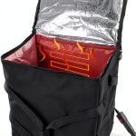 Insulated Heated Delivery Bag with Handle - Portable Microwave Warmer-0