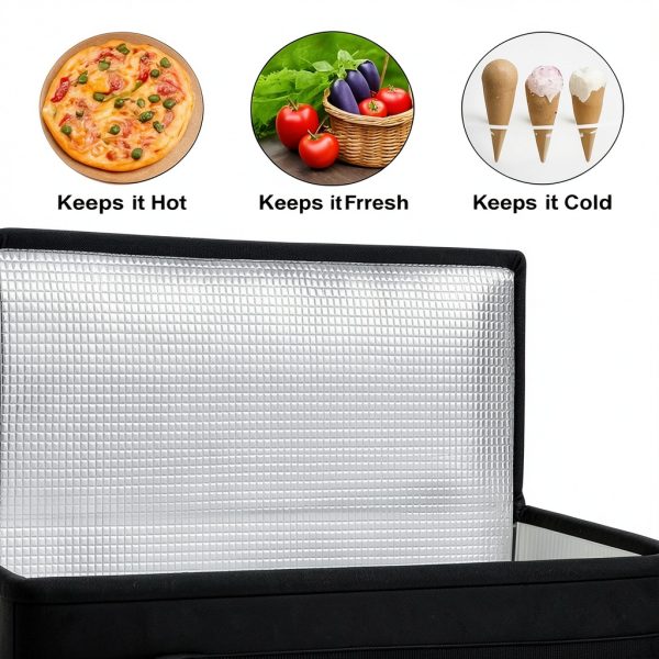 musbus catering bag for DoorDash Uber Eats XXL Bag with Cup Holders-5