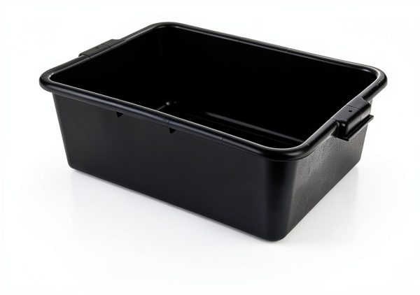Comfort Curve Bus Box Carlisle FoodService 4401103 Black 7" Deep-6