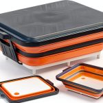 Collapsible BBQ Prep Tub with Lid and Cutting Board – XL Meat Marinating Container – Barbecue Accessory for Brisket, Grilling, Smoking, Tailgate & Camping – Brine & Meal Prep System for Outdoor Grill-0