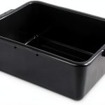 Comfort Curve Bus Box Carlisle FoodService 4401103 Black 7" Deep-0