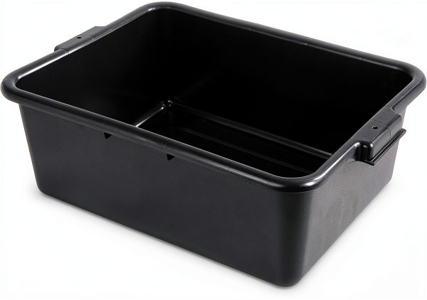 Comfort Curve Bus Box Carlisle FoodService 4401103 Black 7" Deep-0