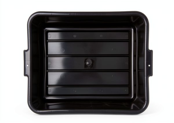 Comfort Curve Bus Box Carlisle FoodService 4401103 Black 7" Deep-2
