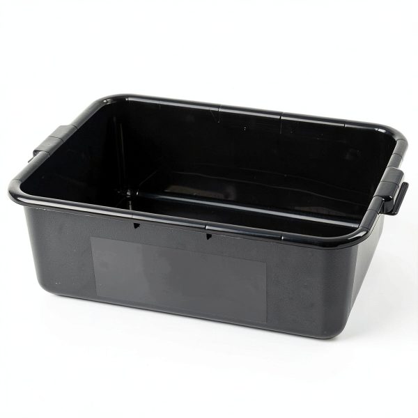 Comfort Curve Bus Box Carlisle FoodService 4401103 Black 7" Deep-5