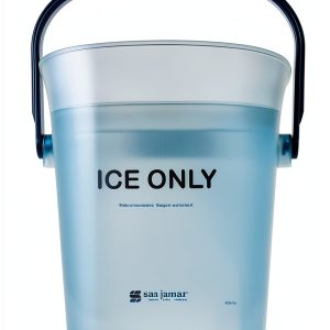 San Jamar Plastic Light Duty Ice Tote, 6 Gallons, Blue-0