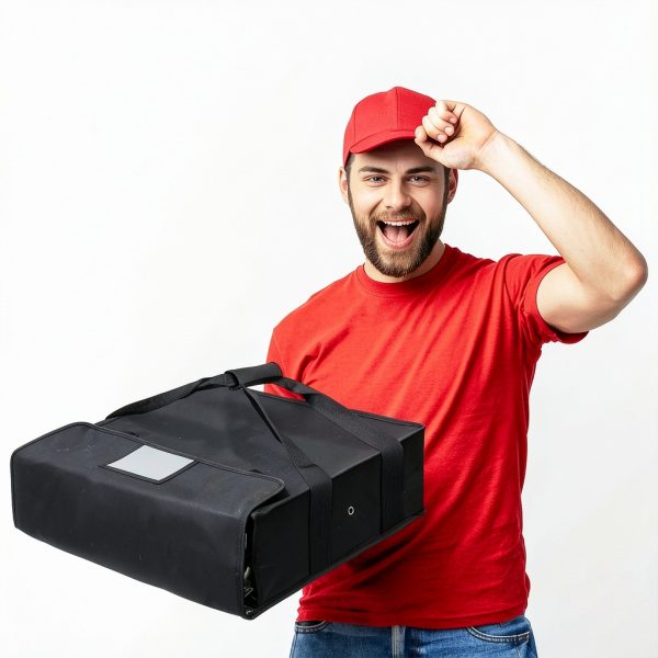 Pizza Bags 20x20 Insulated Delivery Bag by BOHEMIABY Double Handle-6