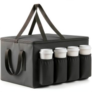 musbus catering bag for DoorDash Uber Eats XXL Bag with Cup Holders-0